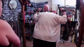 Part 2 - Domina-satana and Lanista-bear Take Me Into Their Dungeon for the First Time