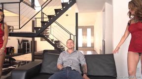 Lisa Ann and Raquel Divine Hot Hard Threesome