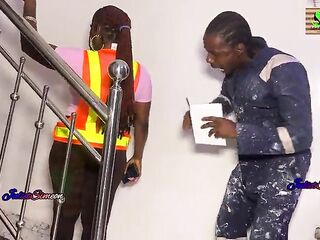 Abode painter and the female engineer