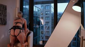 femboy pegged dominated and destroyed by strapon cock - jaq quicksilver x maeby west - queer nonbinary t4t blowjob anal pegging