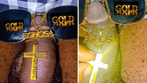 Billionaire uses real gold for a handjob