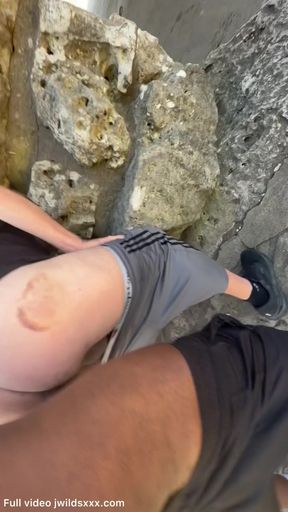 Hiking grandpa bent over outdoors cruising -jwildsxxx