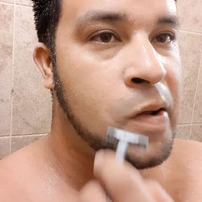 Shaving for you in the shower