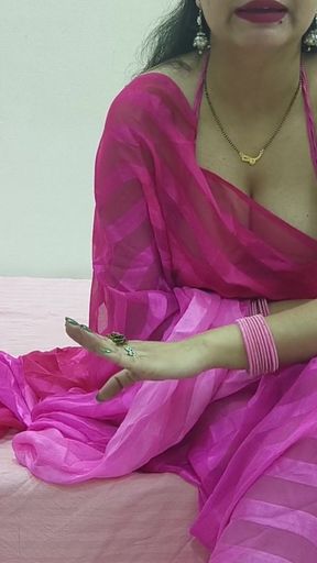 Tight Pussy Desi Bhabhi in Saree Fucked Hard by Devar in Hindi Audio
