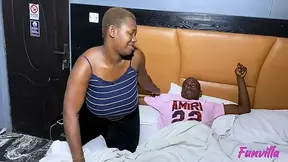 Busty Black Girl Brought Her Colleague Home to Fuck