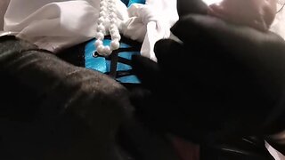 Underview big boobs and big cock jerk off