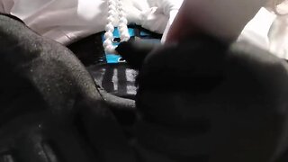 Underview big boobs and big cock jerk off