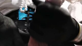Underview big boobs and big cock jerk off