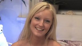 Sweet BellaBlond her first time HC Movie incl. BTS