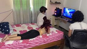 Hot Latina Girlfriend Gets Big Cock While Boyfriend Watches