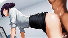 Busty Office Babe Takes Huge Cock in Gang Rhapsody Part 6