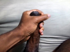 Big Black Cock Wank (Me Solo Masturbating)