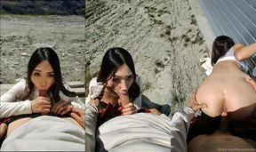 yoshi baby outdoor quickie in matterhorn with stranger porn video