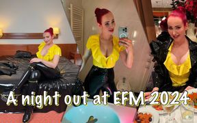Miss Fetilicious Going Out for Dinner in Latex