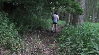 OUTDOOR HIKING WALK STRIP TO NAKED