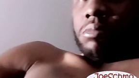 ”Straight dude lets me suck his big black cock & fed me his cum”