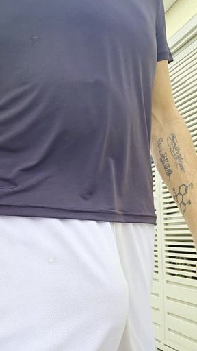 Street My Big Bulge Cock Freeballing