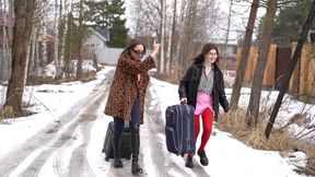 Pskov Student Sluts Came to the Casting Orgy in the Style of the 90s