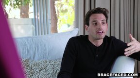 ”Braced Valedictorian Step Sister gets Cum as Lubricant”