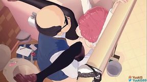 [Gagak Ireng edit] Teen student and old fat teacher grade improvement (3D Hentai)