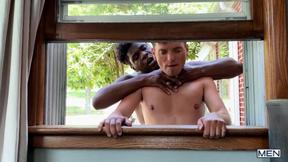 ”Voyeur's Delight: Bruno Spies on Ty's Hot Show”