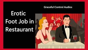 Erotic Foot Job in Restaurant - Foot Fetish - Graceful Control Audios