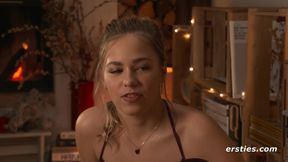 3 Sexy Lesbians Get A Box Of Butt Plugs From Santa