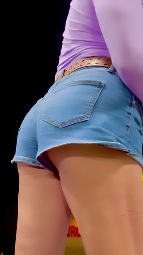 Sissy Ass Cheeks Outdoors Workout Shorts