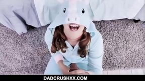 Big tits 18yo Step daughter (Stephie Staar) Lets Stepdad Finger And Fuck Her