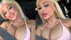 Busty Blonde Gets Fucked By Two Friends