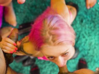 Her 1st time Team fuck - double penetration, DAP, ATM, Gulp