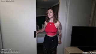 Big Ass French Girl Cheats on her Boyfriend, Caught Masturbating and Fucked by her Roommate