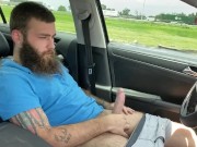 Daddy Gets Naked And Strokes Himself Off In Public