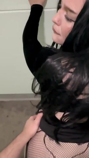 I FUCKED A STRANGER in the Stairwell and she sucked on the STREET   Clip 3