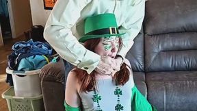 Catching a Leprechaun - couple bdsm humiliation stupid bitch fun - cock sucking, ass eating, - strange Productions- kitty strange-