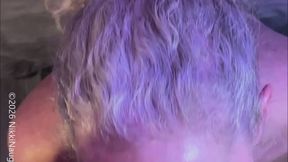 Open mouth gag facefuck blowjob and facial