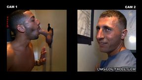 Cherry Lane Sucks Mario Costa Through a Glory Hole