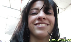 Real latina slut spunking