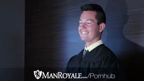 Man Hard working student Wesley Woods fucked for graduation