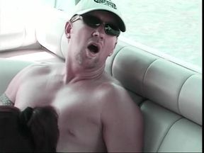 Sexy brunette MILF gets hard anal on a boat