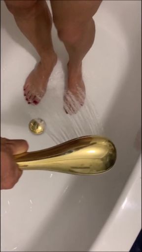 My husband pees on me.