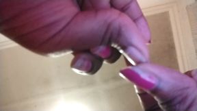 Trying to rid of the nail polish on my nails but failing first part?