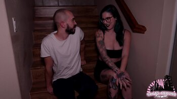 Goth MILF Nikki Zee Hooks Up with Peter King at House Party