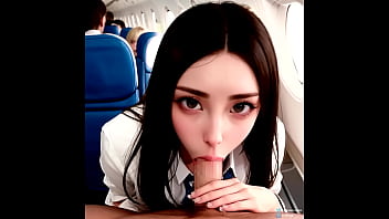 Flight Attendant ai hentai compilation