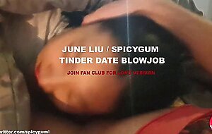June Liu Liu Yue  / SpicyGum - Asian Girl Tinder date blow job (JL_029)