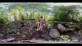 Yanks Ana Molly And Belle Lesbian Fun Outdoors