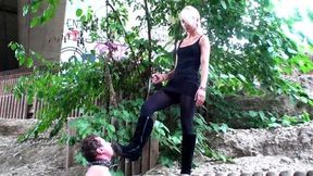 young mistress shoe worship