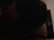 Smokey lingerie blowjob