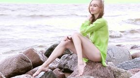 ”Skinny Ballet Dancer Annett Touches Her Bombshell Naked Body!”