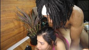 ndngirls #13 cree native american indian teen 18yo gets interracial big black cock workout from her personal trainer
